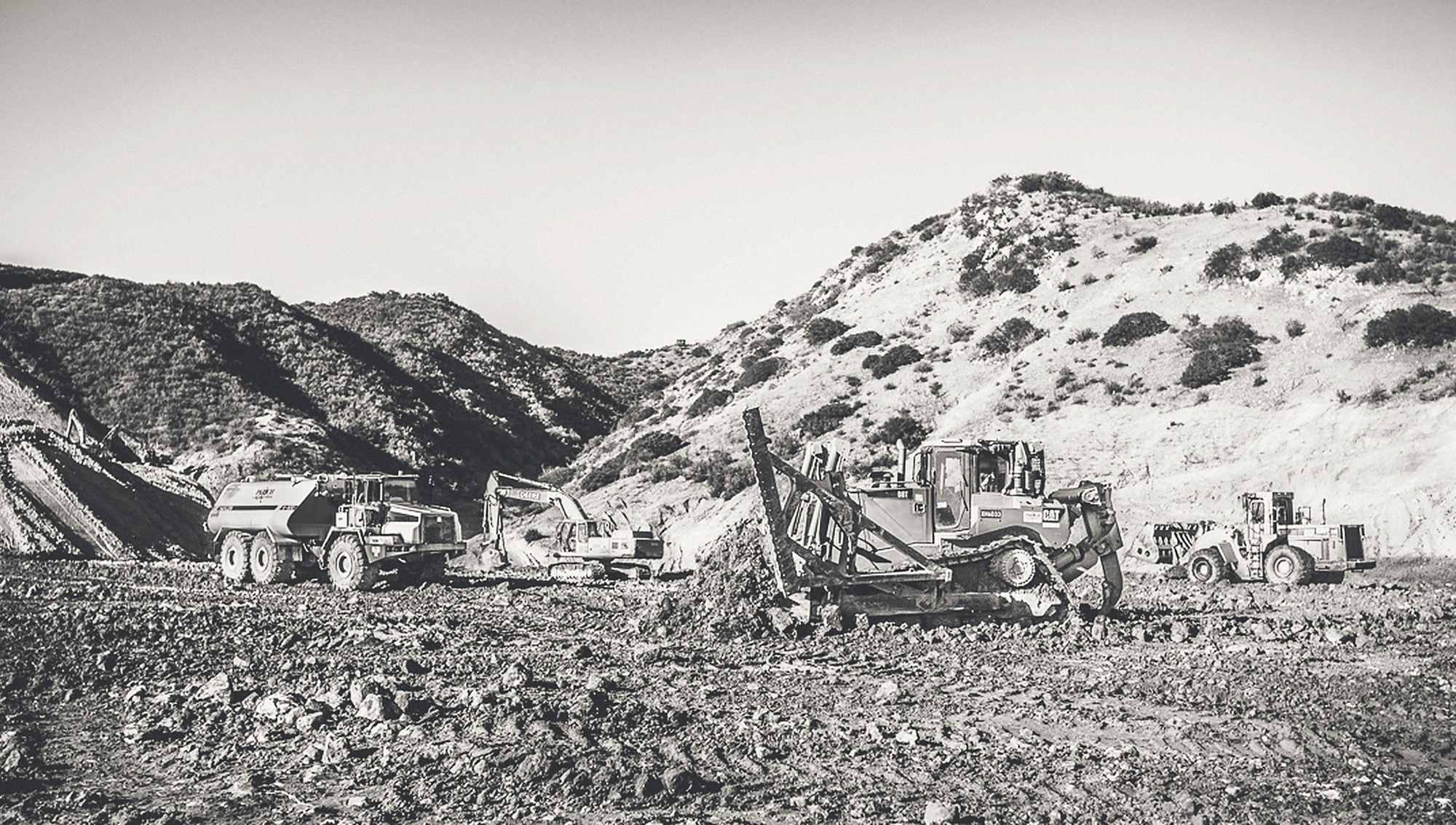 Graded valley floor, Southern California